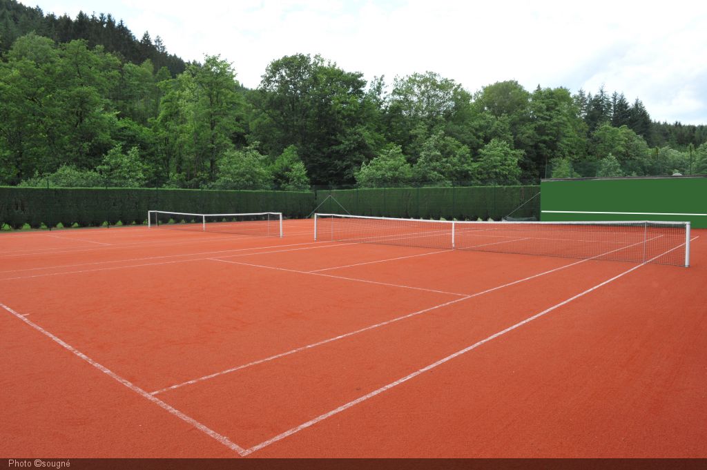 Terrain de tennis du camping de Grand Halleux
