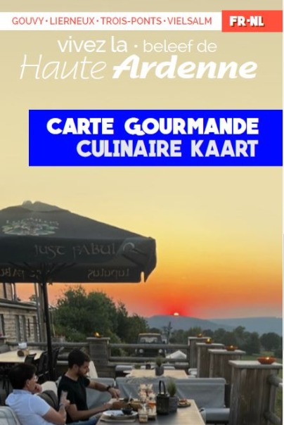 Carte Haute Ardenne (restaurants et producteurs locaux) FR/NL